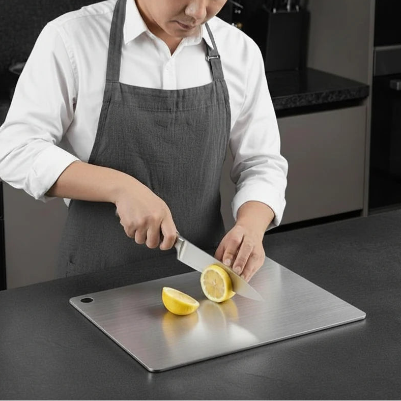 L'Atome - Planches à Découper en Inox