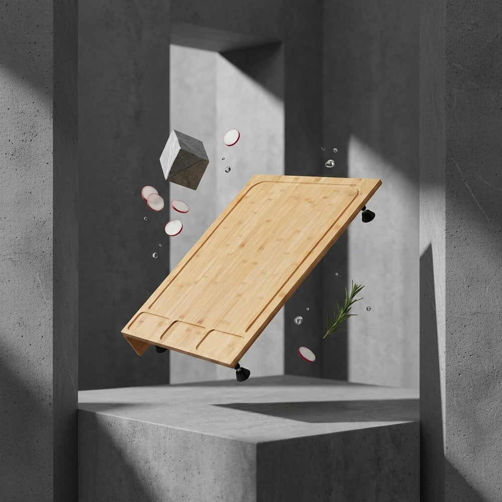 Le Belvédère - Planches à Découper couvre-plaques en Bambou