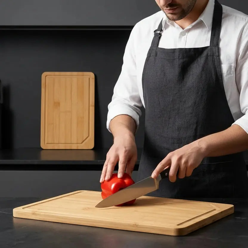 Le Duo Structurel - Set de 2 Planches à Découper en Bambou