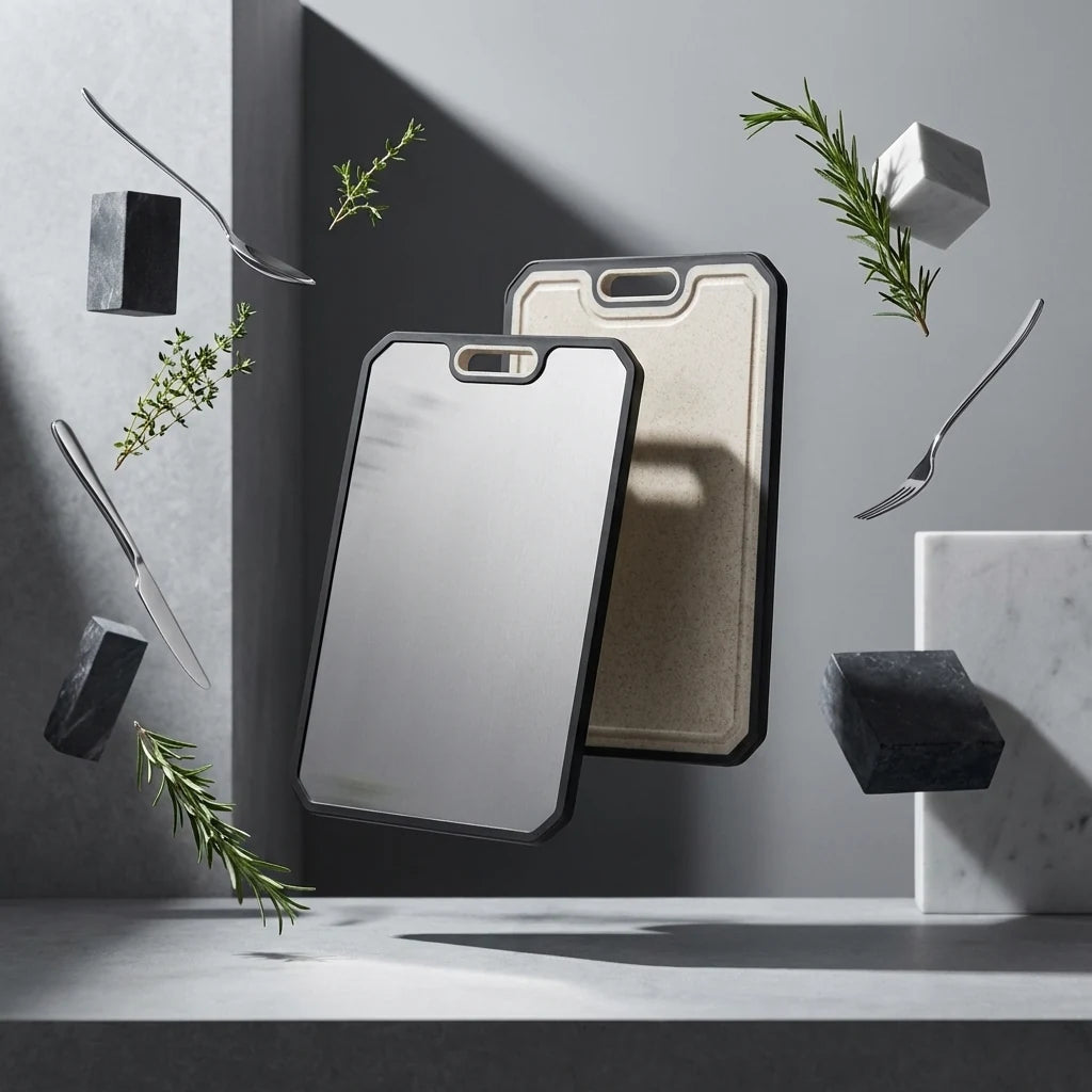 Le Monolithe - Planches à Découper en Inox