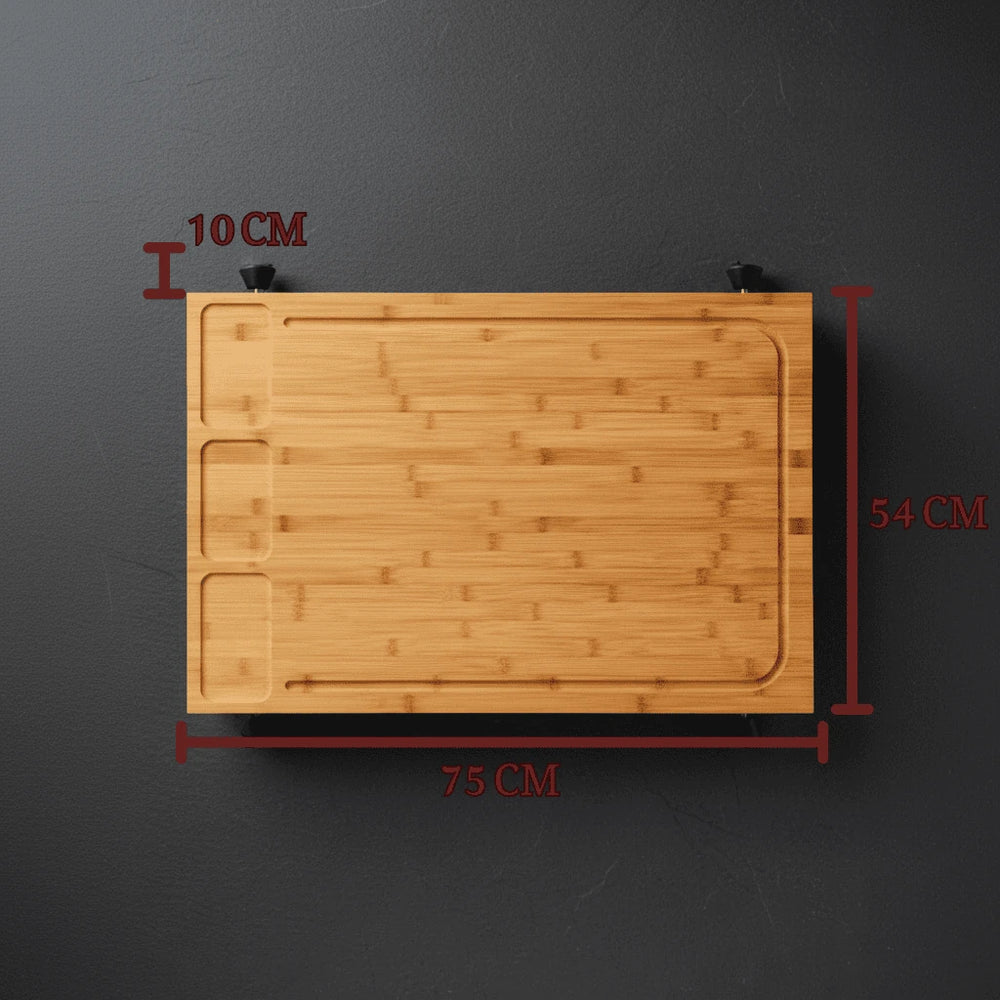 Le Belvédère - Planches à Découper couvre-plaques en Bambou